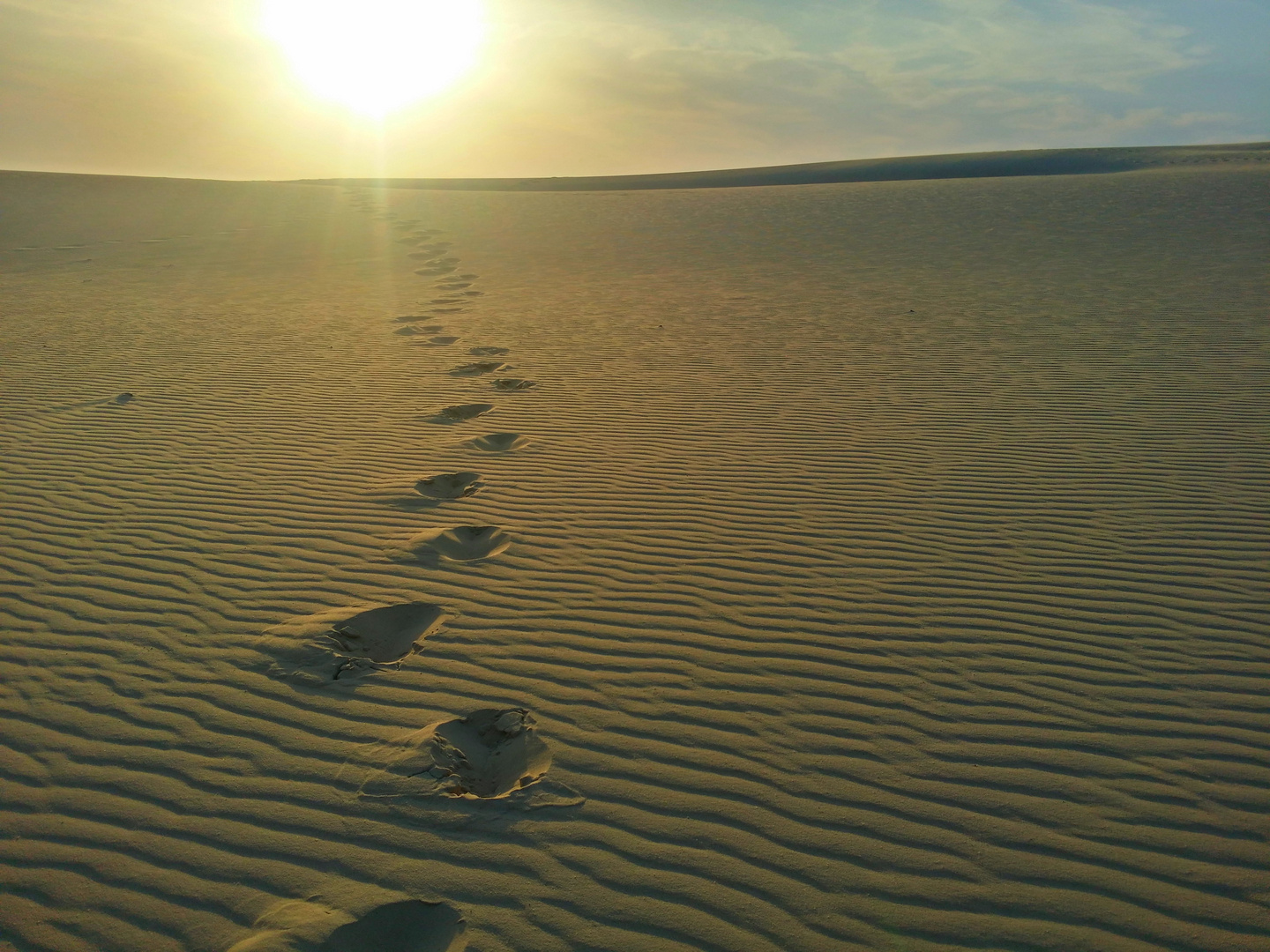 (Meine) Spuren im Sand