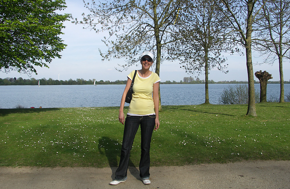 Meine Tante Steffi am See