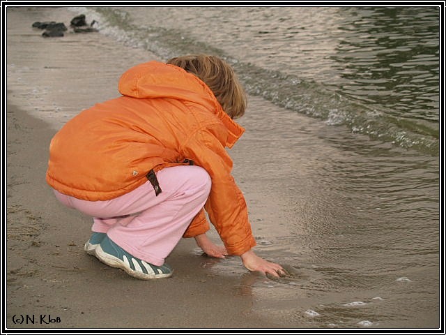 Meine Tochter Joana und das Wasser