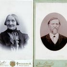 Meine Urgroßeltern väterlicherseits etwa 1865 - 70