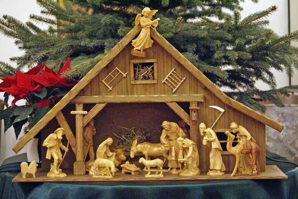 Meine Weihnachtskrippe Foto & Bild gratulation und feiertage