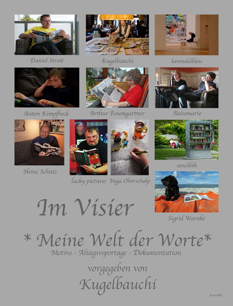 *Meine Welt der Worte* Collage von aeschlih