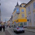 Meiningen, Anfang der Hauptstraße (Meiningen, la entrada de la calle principal)