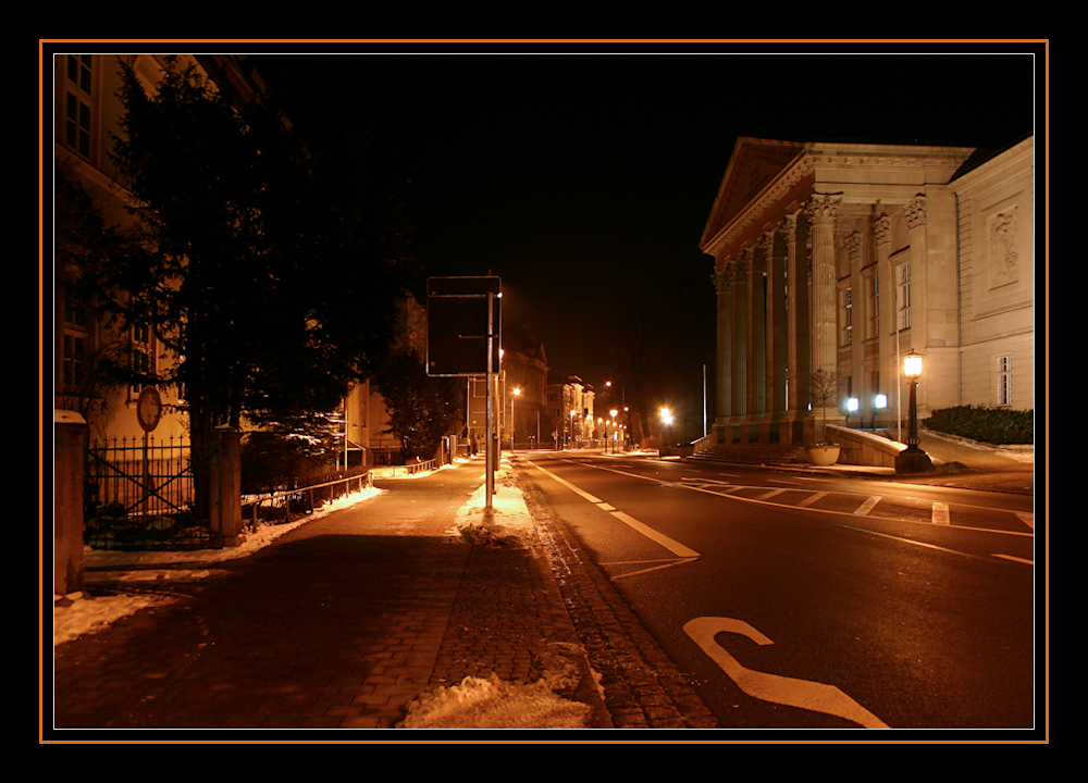 Meiningen bei Nacht