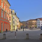 Meiningen, Blick zum Markt (Meiningen, vista a la plaza mayor)