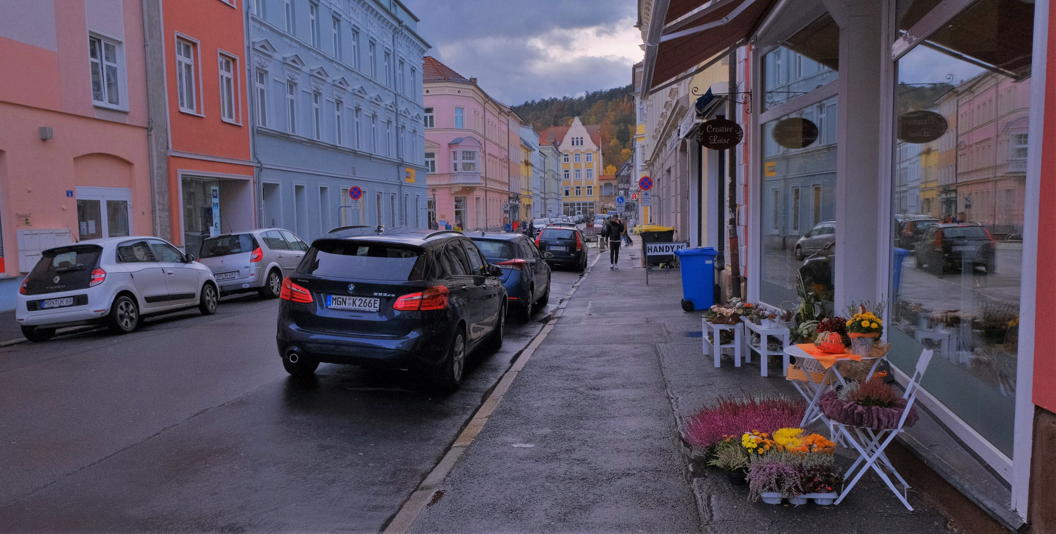 Meiningen, Blumenladen (Meiningen, una tienda de flores)