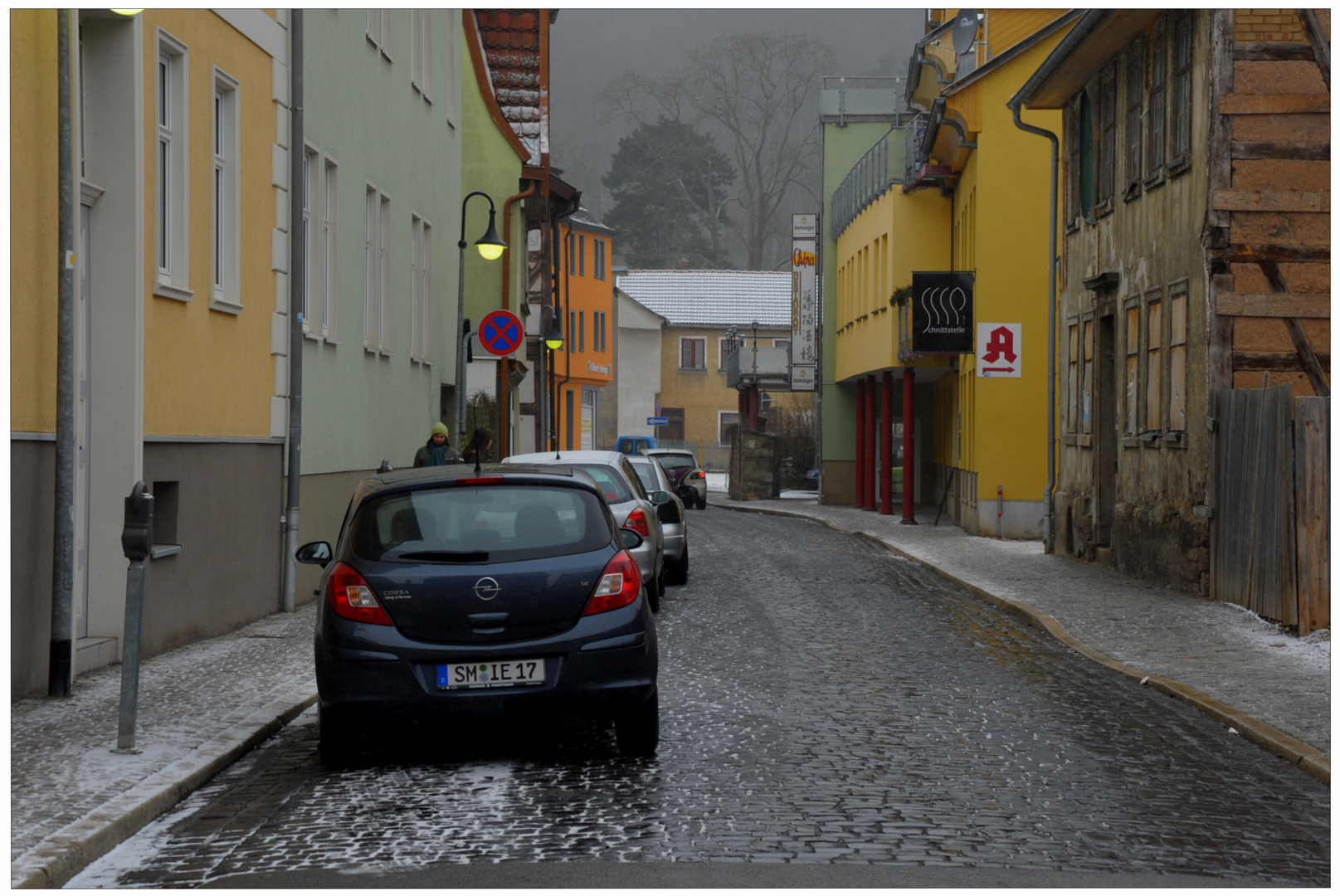 Meiningen, callejón pequeño (Meiningen, kleine Gasse)