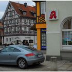 Meiningen, en la plaza mayor (Meiningen, am Marktplatz)