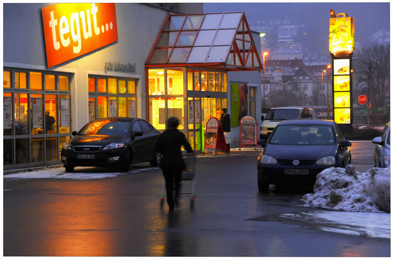 Meiningen, estamos yendo de compras (beim Einkaufen)