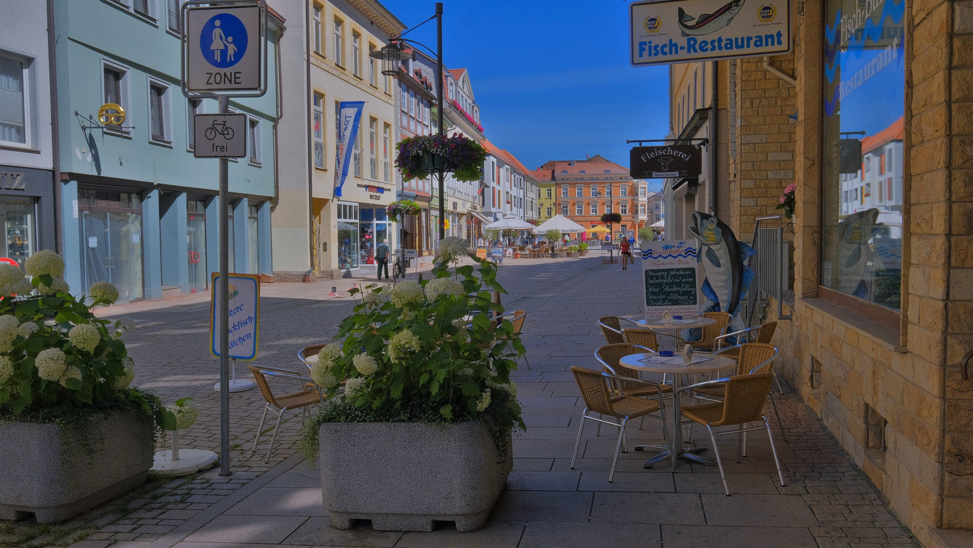 Meiningen, Fisch-Restaurant (Meiningen, restaurante de pescado)