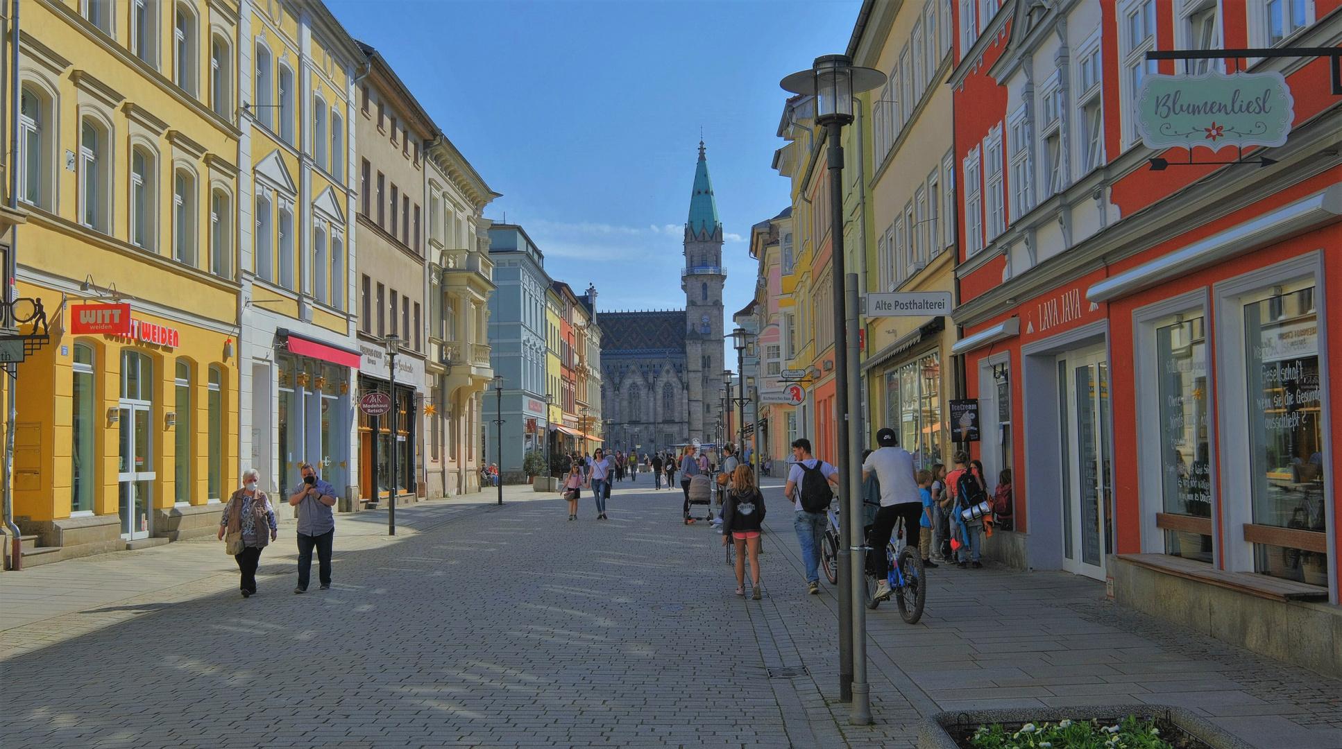 Meiningen, Hauptstraße (Meiningen, calle principal)