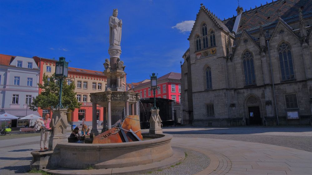 Meiningen, Heinrichsbrunnen (Meiningen, el fuente "Heinrichsbrunnen")