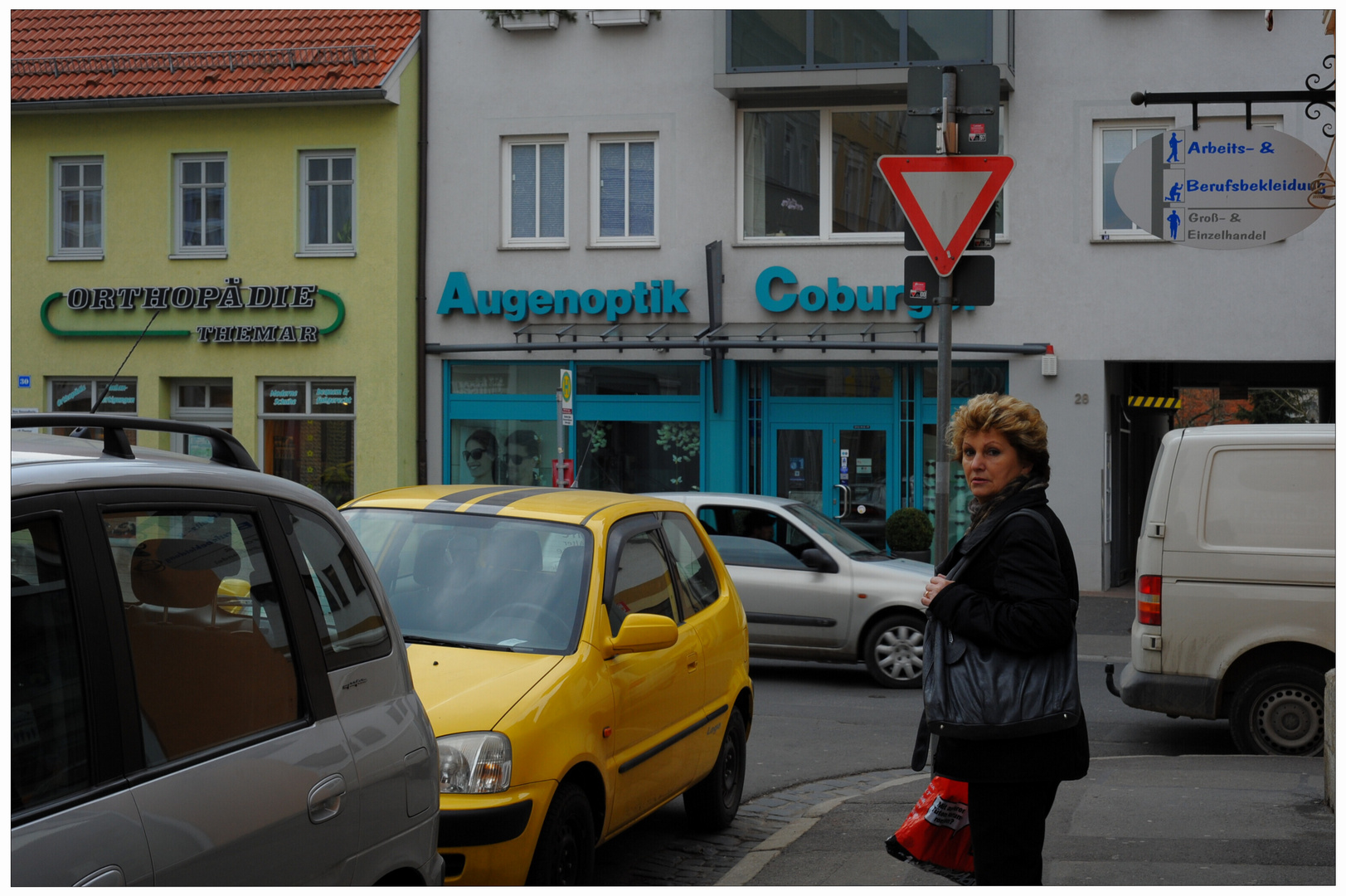 Meiningen, ir de compras (Meiningen, beim Einkaufen)