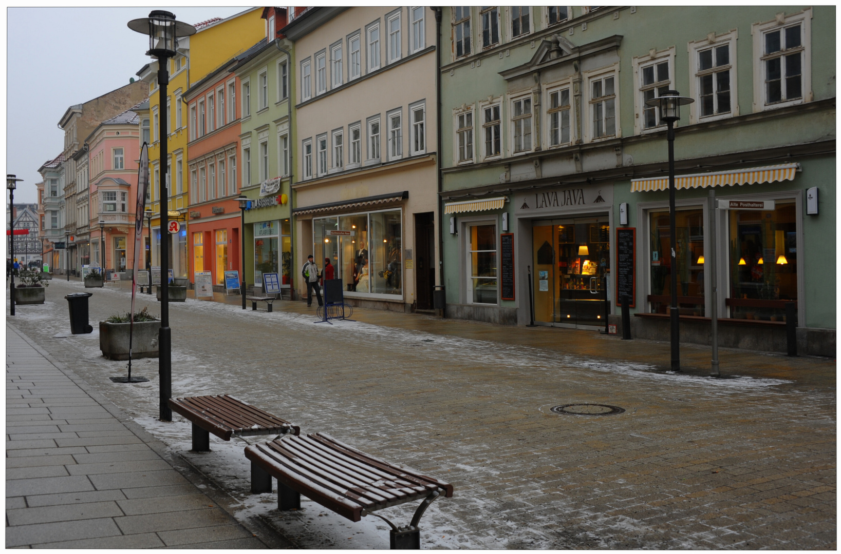 Meiningen, la calle principal (Meiningen, Hauptstraße)