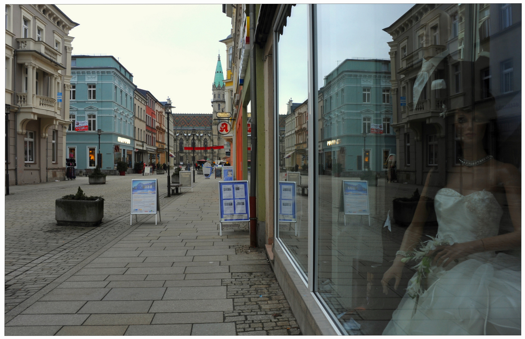 Meiningen, la calle principal (Meiningen, Hauptstraße)