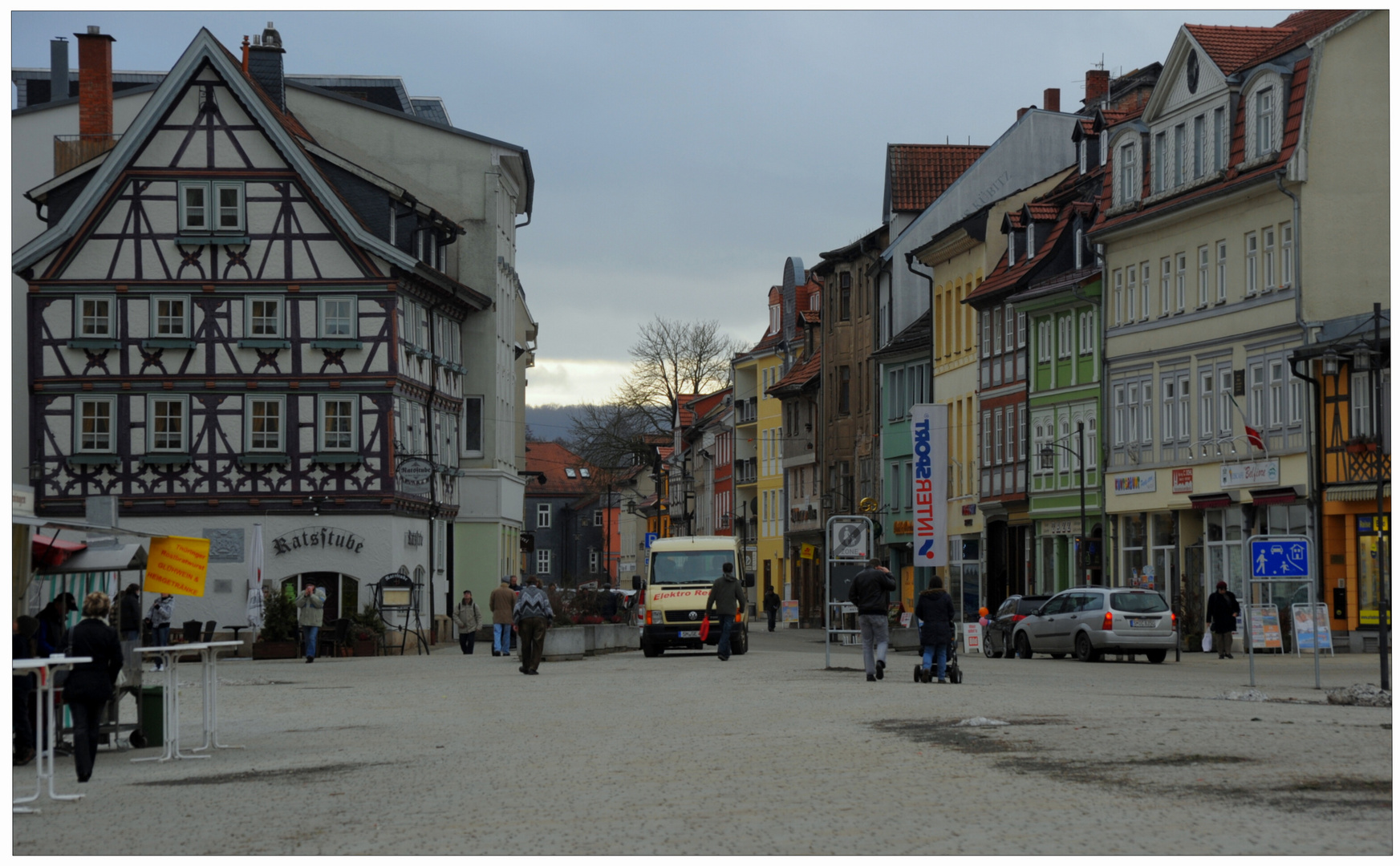 Meiningen, la plaza mayor (Meiningen, Marktplatz)