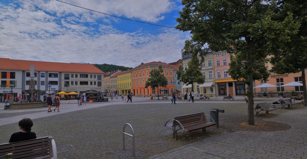 Meiningen, Marktplatz (Meiningen, plaza mayor)