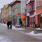 Meiningen, mi mujer y Wicky-Emily están pasando por la ciudad