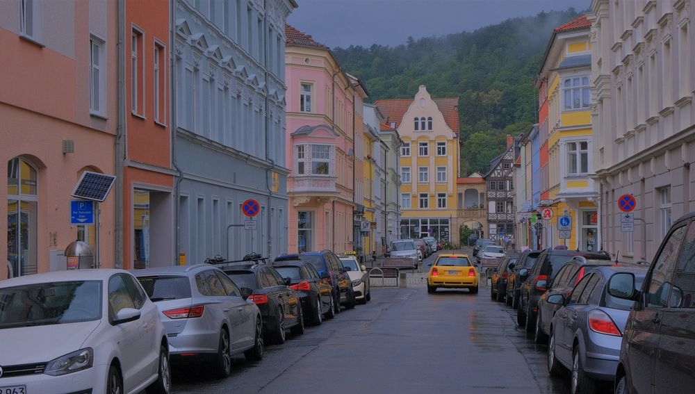 Meiningen, schöne Häuser (Meiningen, casas hermosas)