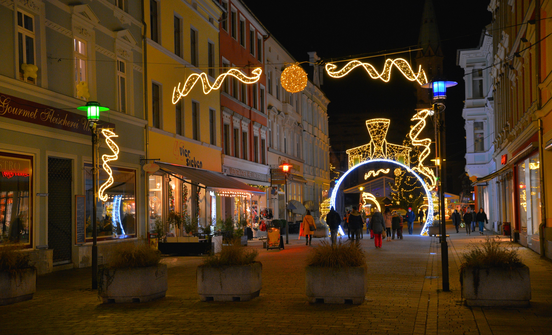 Meiningen, weihnachtliche Dekoration