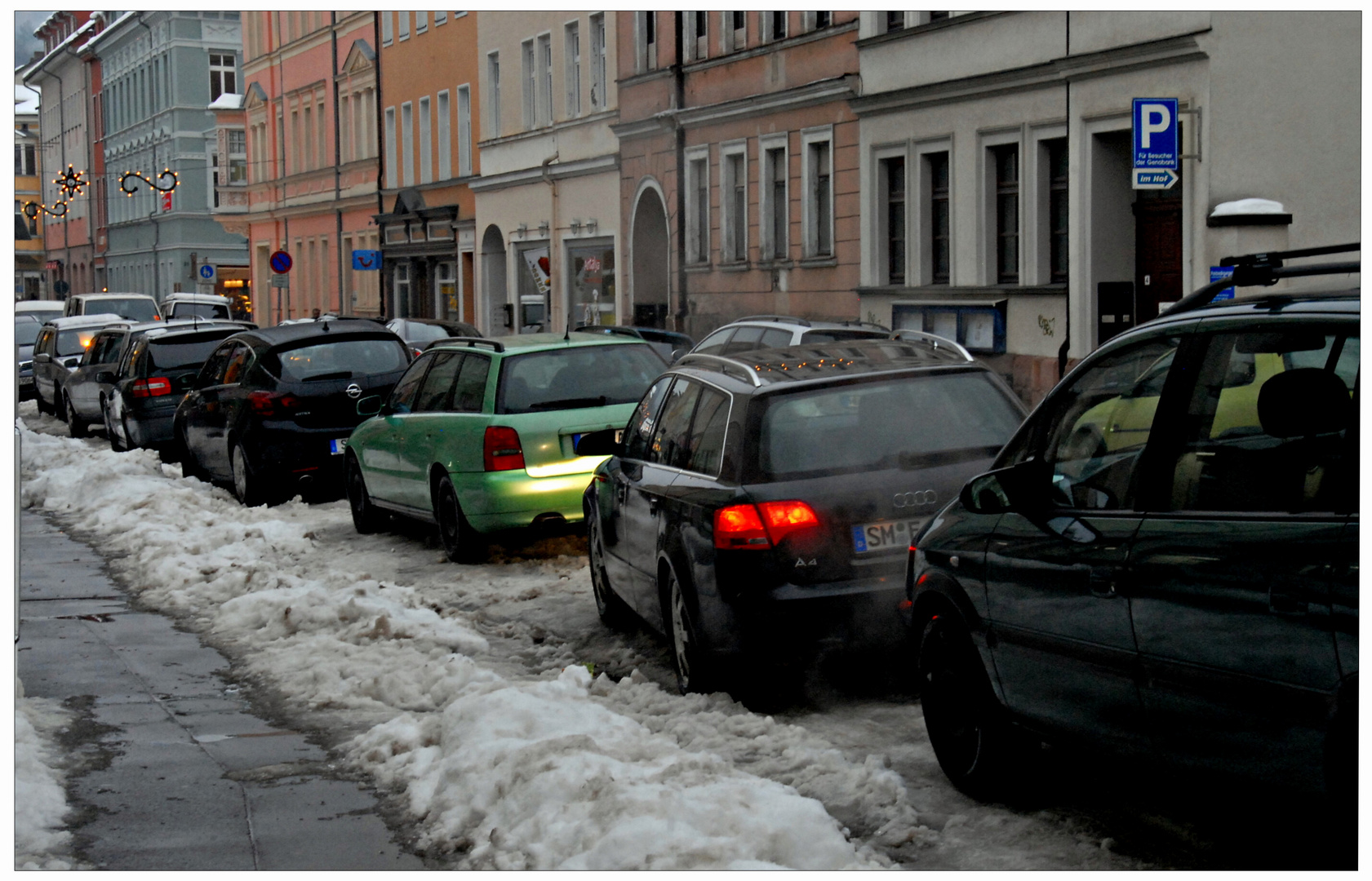 Meiningen, Winter in der Stadt II (invierno en la ciudad II)