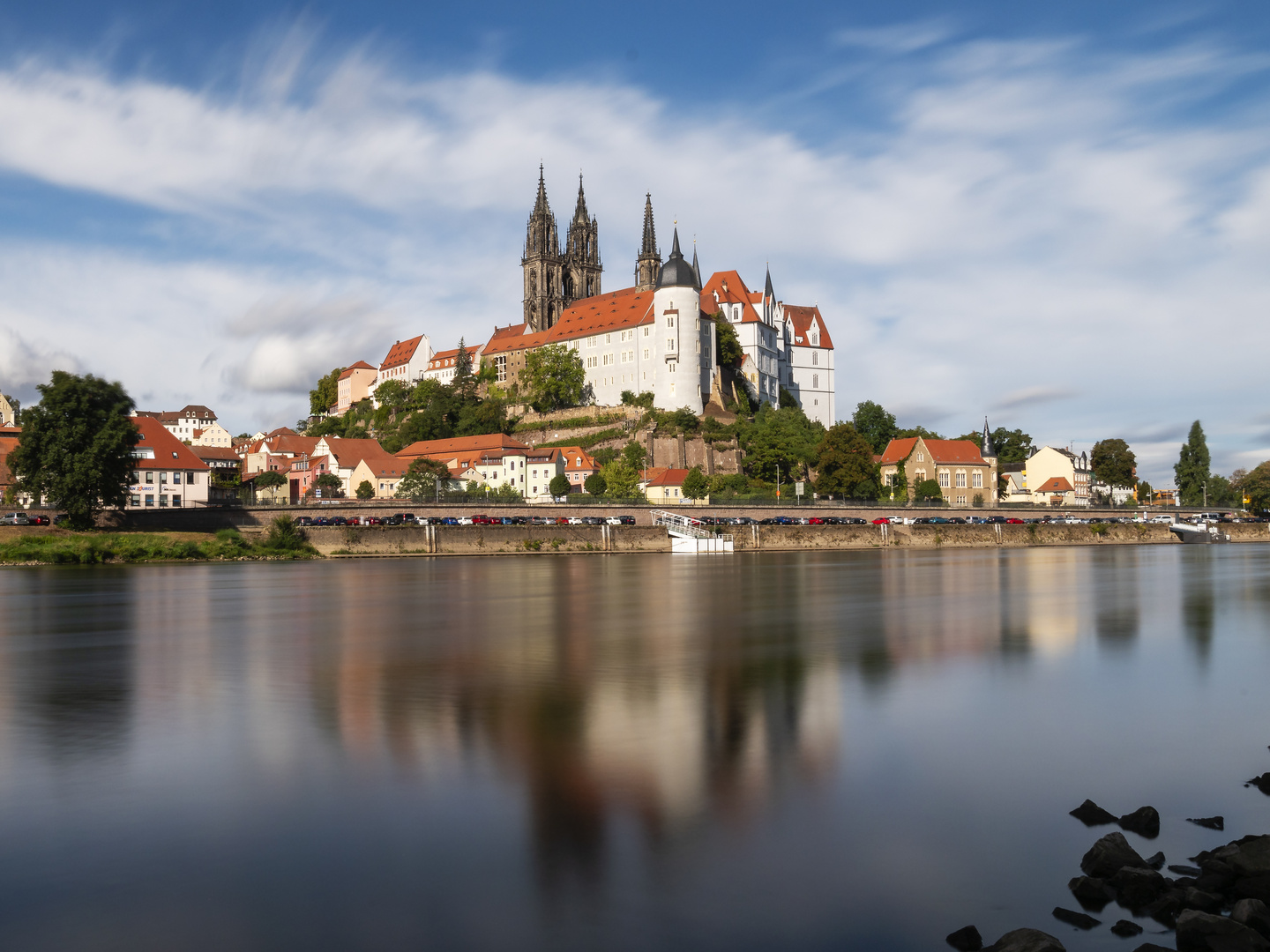 Meißen. Albrechtsburg und Dom.