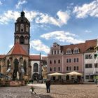 Meißen Altstadt -  Frauenkirche  - Rathausplatz