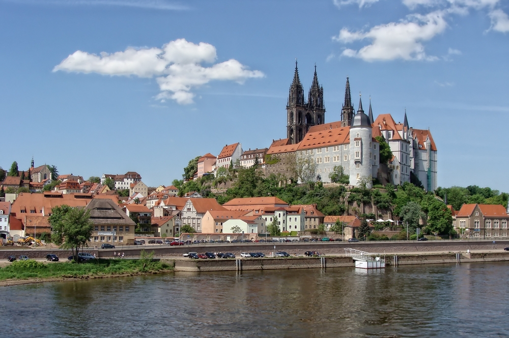 MeißenAltstadt mit Dom und Albrechtsburg..... Foto & Bild