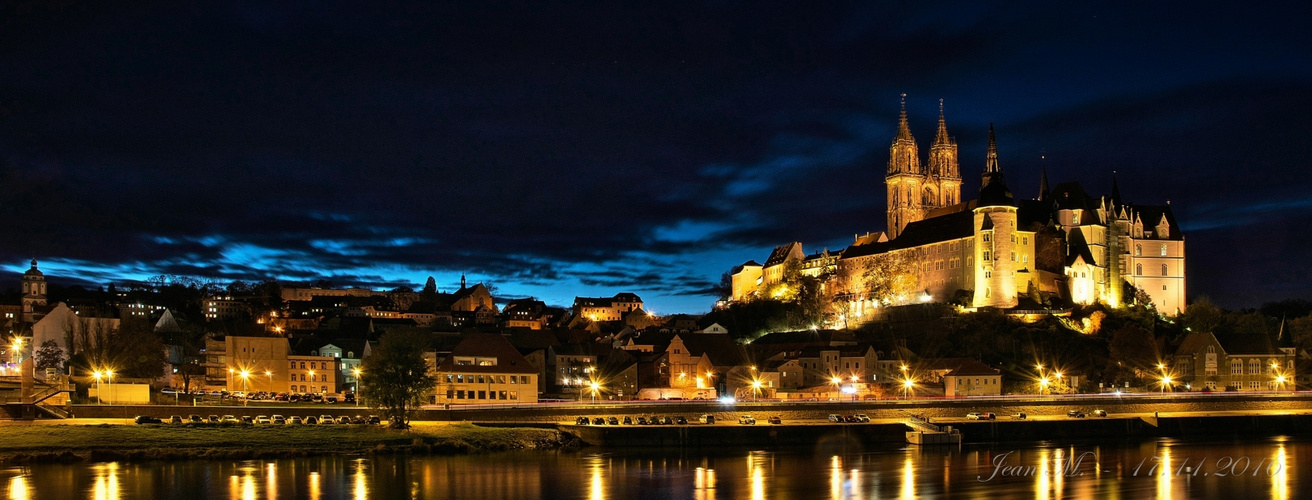 Meißen am Abend des 17.11.2016