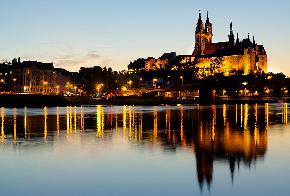 Meissen bei Nacht