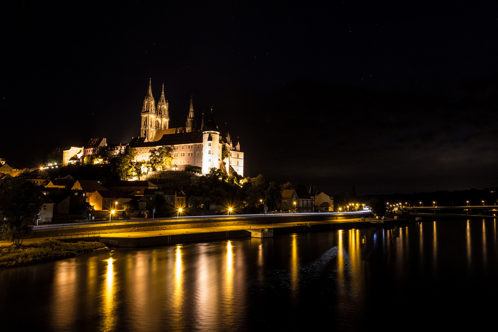 Meißen bei Nacht