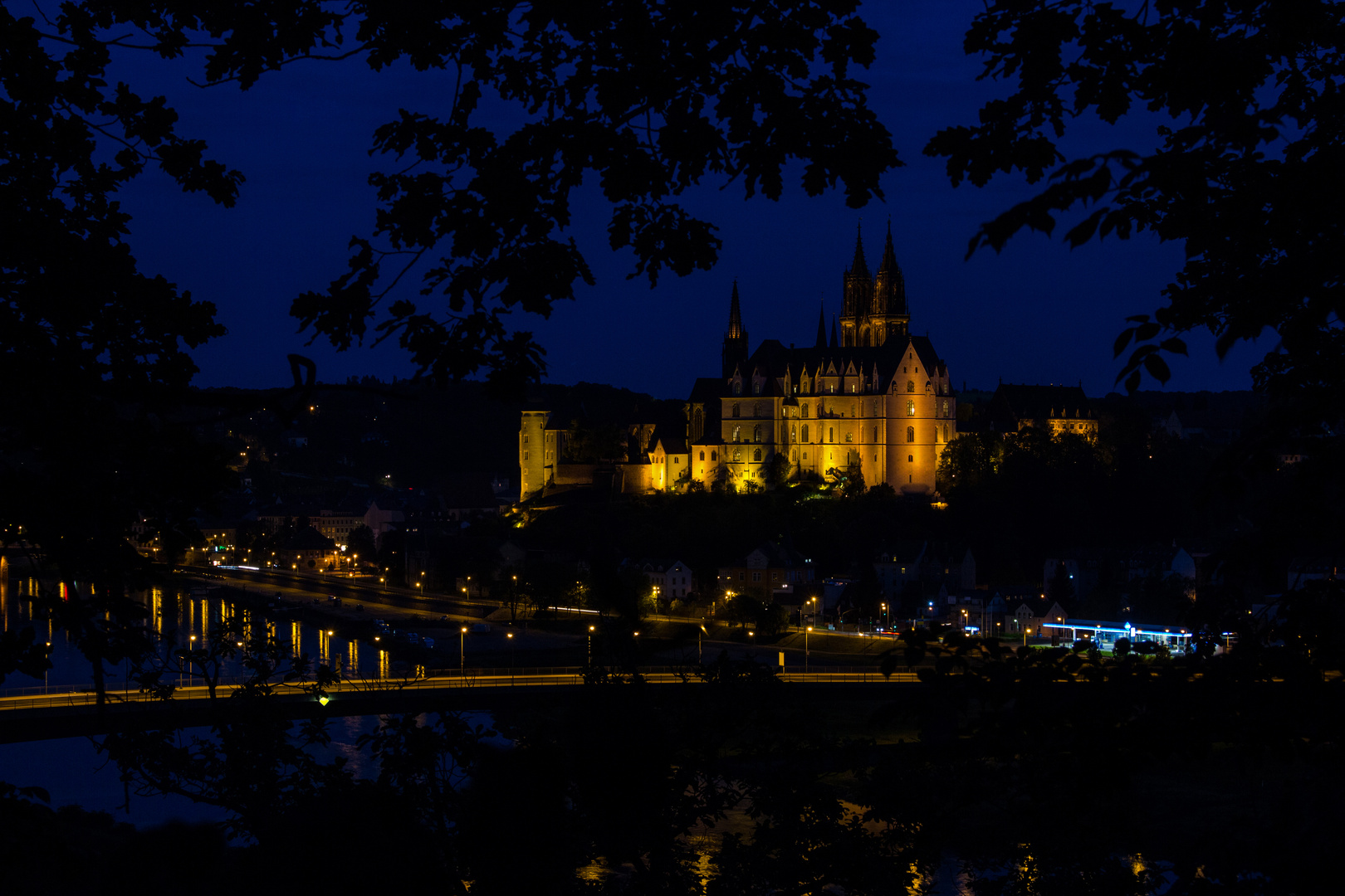 Meißen bei Nacht