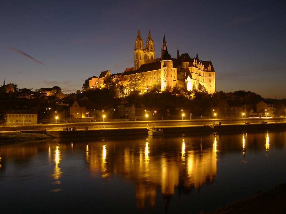 Meißen bei Nacht