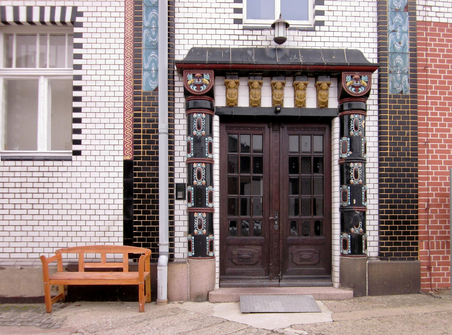 Meißen - Firmenportal / Jugendstil 1909