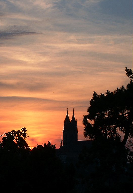 Meißen im Abendrot