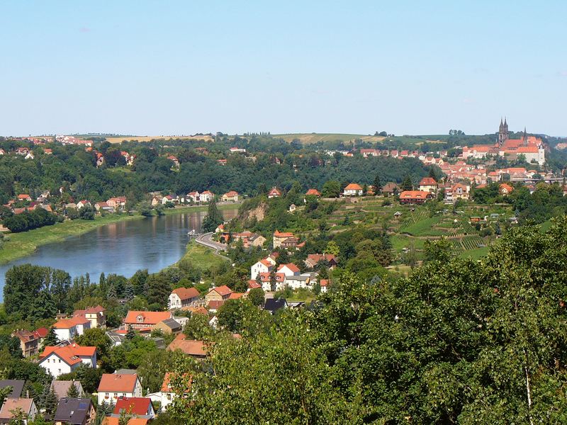 Meissen von der Juchhöhe/ Boselspitze