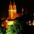 Meißner Burg bei Nacht