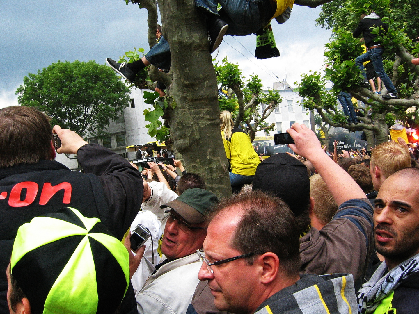 Meisterschaftsfeier am Borsigplatz