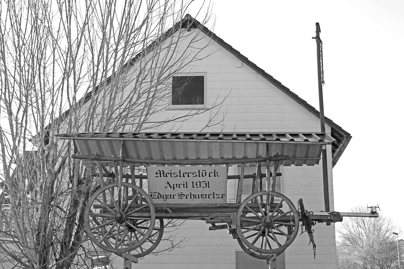 Meisterstück in Wenden-Rothemühle (in s/w mit Infraroteffekt)