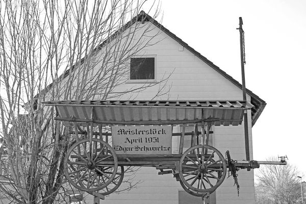 Meisterstück in Wenden-Rothemühle (in s/w mit Infraroteffekt)