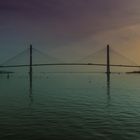 Mekong, Brücke im Sonnenaufgang