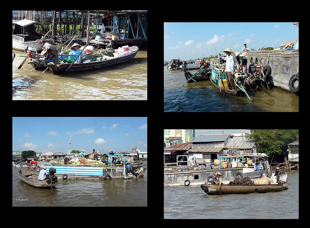 Mekong Delta - Cai Rang - Schwimmende Märkte -2