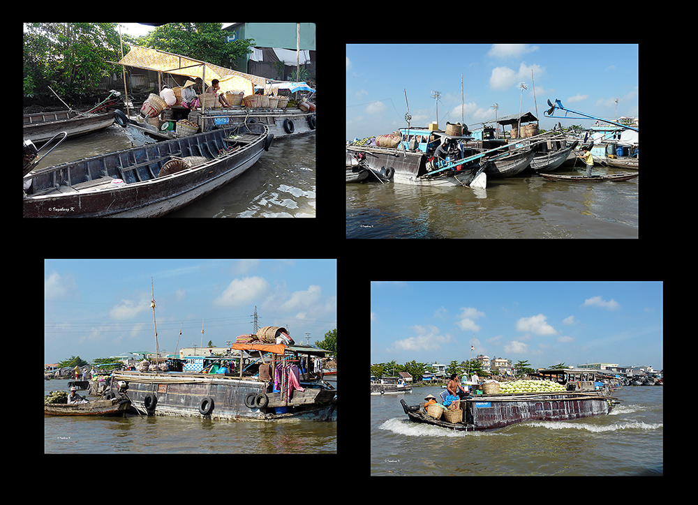 Mekong Delta - Cai Rang - Schwimmende Märkte -3