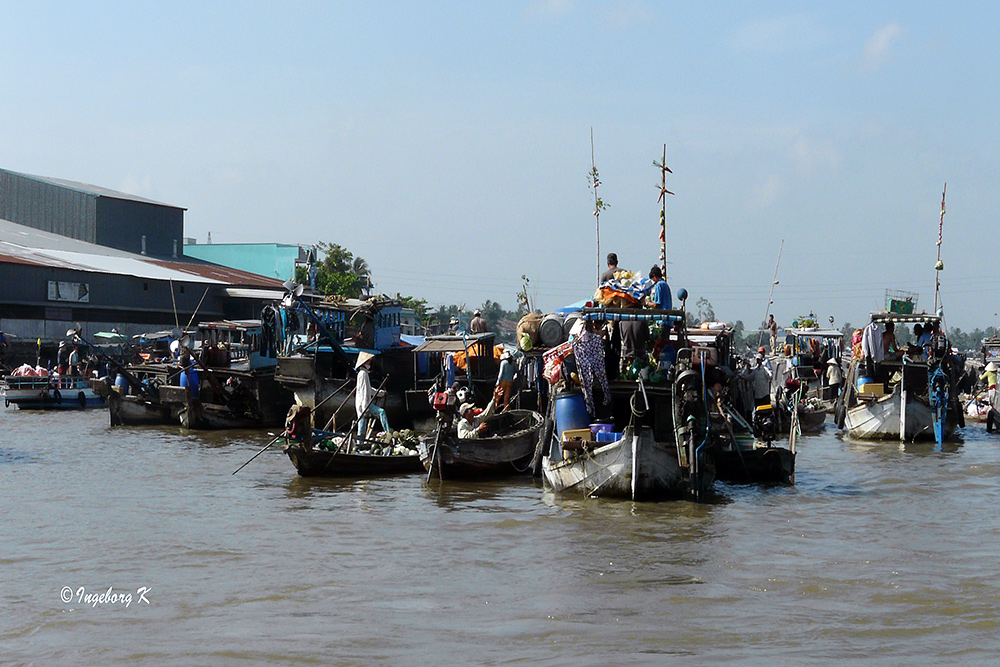 Mekong Delta - Cai Rang - Schwimmende Märkte -4