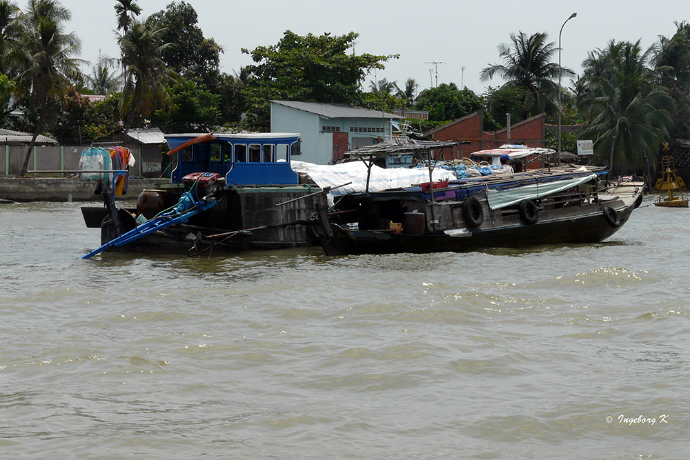 Mekong Delta - Leben und Arbeiten auf dem Fluss in Wohnbooten