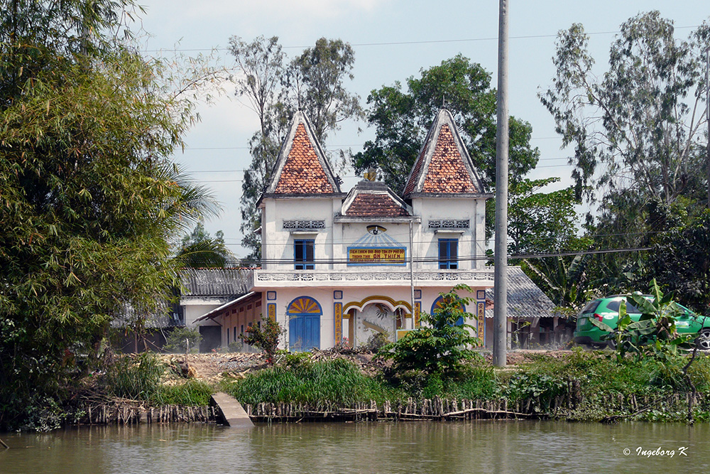 Mekong Delta - Villa am Ufer