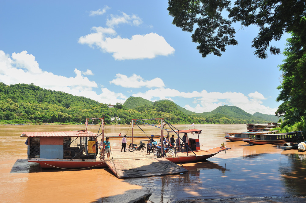 Mekong ferry port