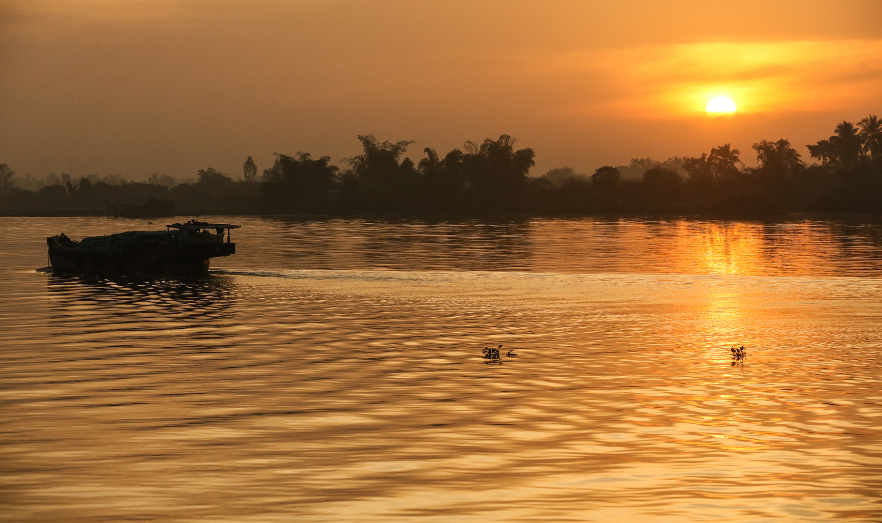 Mekong Sonnenaufgang