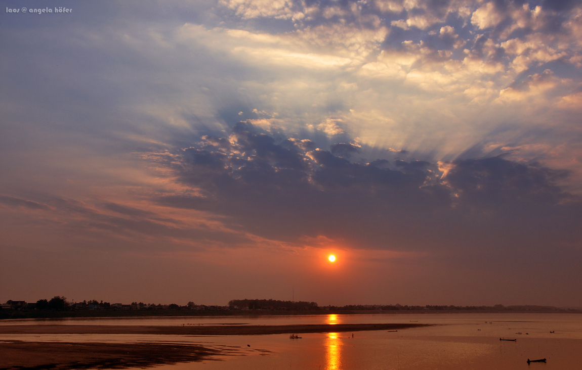 mekong sunset