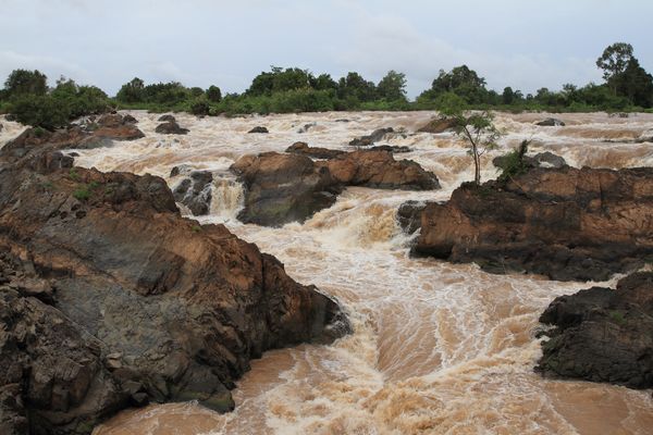 Mekong-Wasserfälle (1/3)